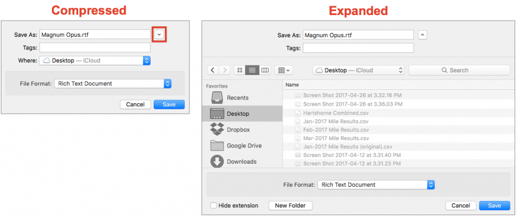 9 Tricks that Make It Easier to Save Files on the Mac