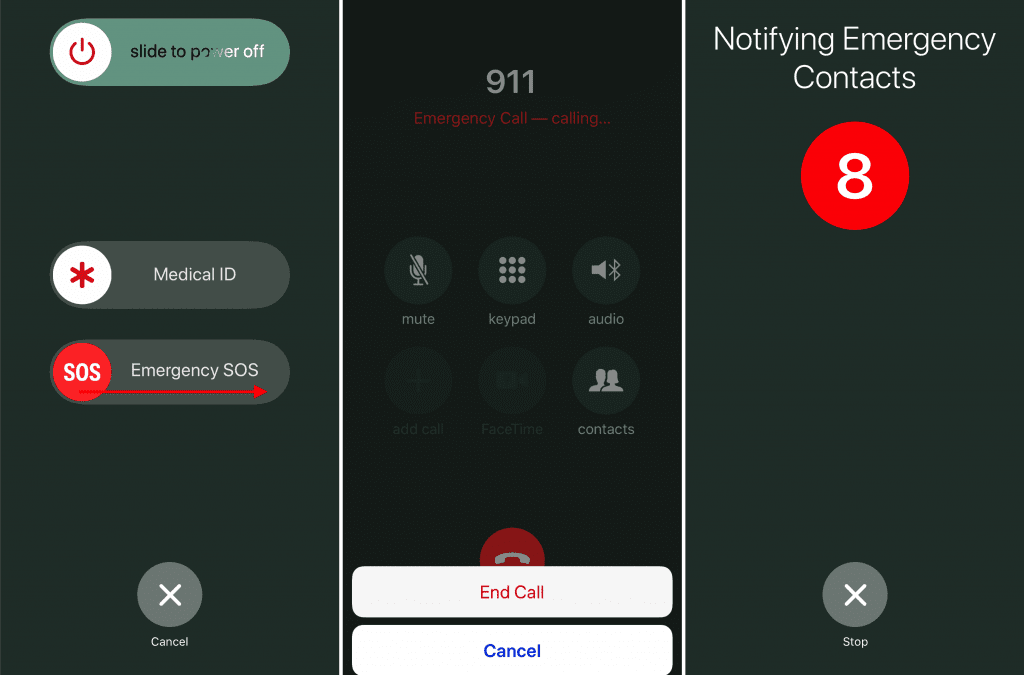 Call 911! Or, with an iPhone or Apple Watch, Invoke Emergency SOS.