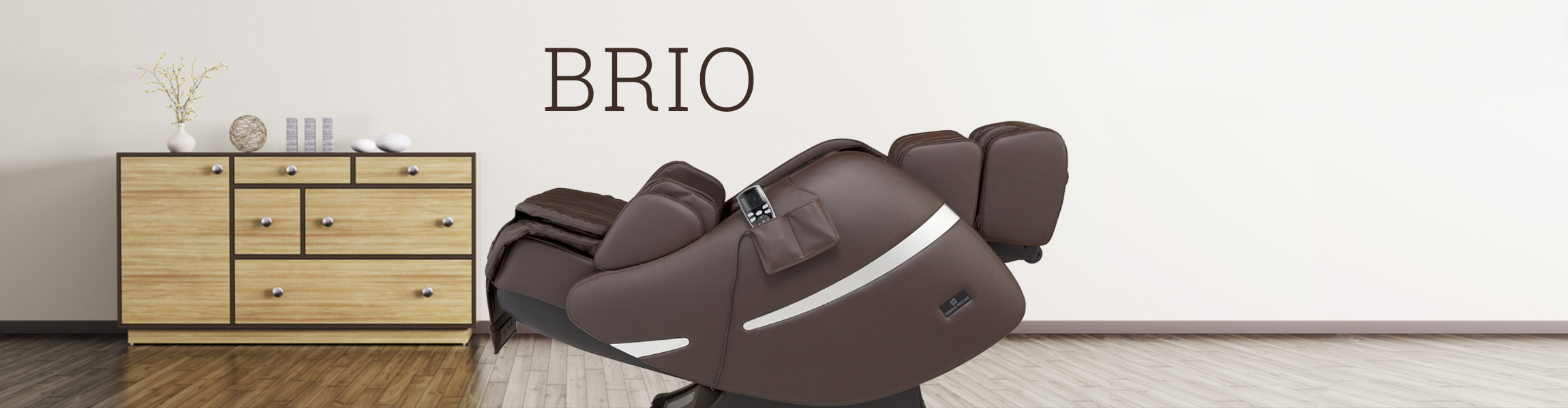 Brio is available in Cream, Dark Brown, and Black