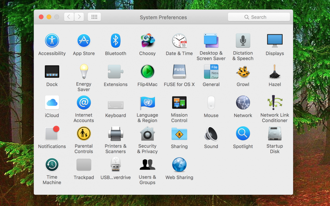 OS X System Preferences