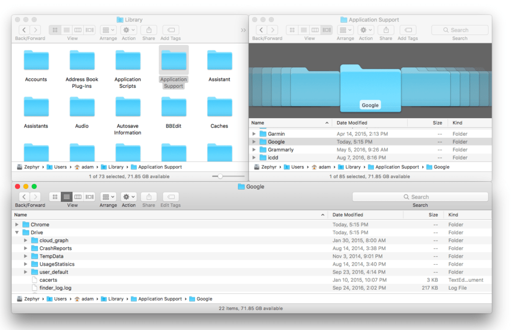 Align windows in macOS Sierra