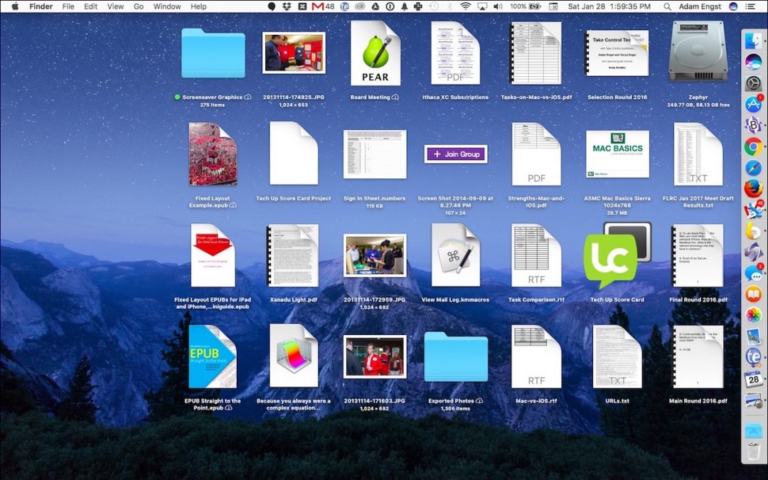 Customize your desktop look on Mac