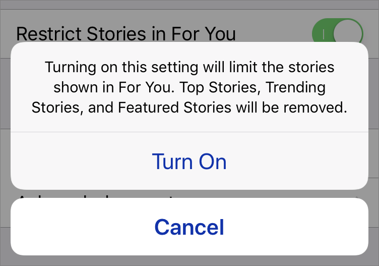 How to Avoid Downer Stories in Apple’s “For You” News Suggestions